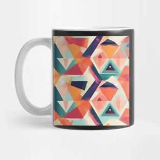 Geo Diamond: A Vibrant and Playful Fabric Pattern for Modern Fashion #2 Mug